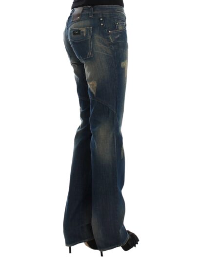 Costume National - Chic Straight Leg Blue Denim Jeans