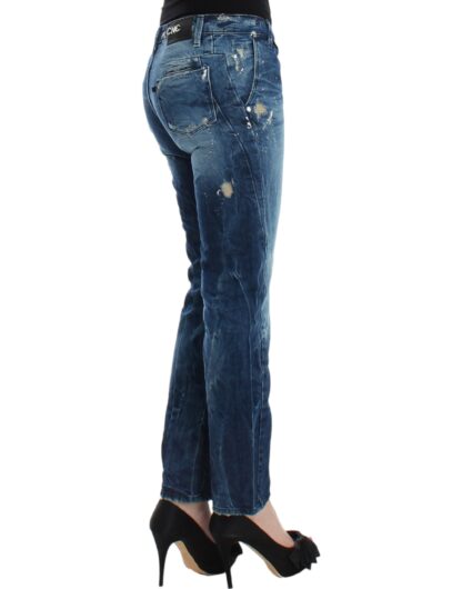 Costume National - Chic Distressed Boyfriend Jeans