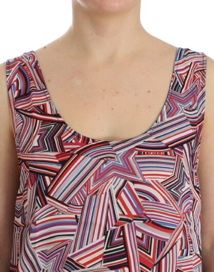 Costume National - Chic Multicolor Sleeveless Top