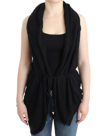 Costume National - Chic Sleeveless Knitted Vest Cardigan