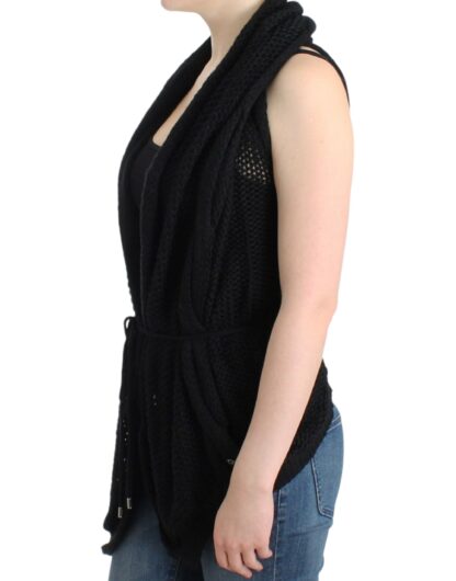 Costume National - Chic Sleeveless Knitted Vest Cardigan