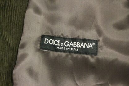 Dolce & Gabbana - Elegant Checkered Green Dress Vest