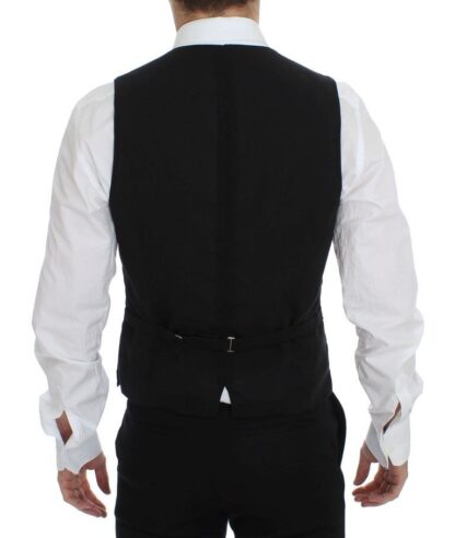 Dolce & Gabbana - Elegant Black Wool Dress Vest