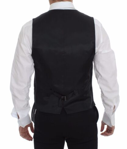 Dolce & Gabbana - Sleek Gray Wool Dress Vest