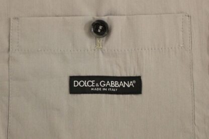 Dolce & Gabbana - Elegant Gray Slim Fit Dress Vest