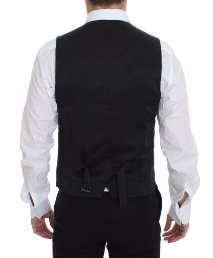 Dolce & Gabbana - Classic Gray Wool Blend Dress Vest