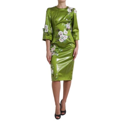 Dolce & Gabbana - Floral Elegance Midi Sheath Dress