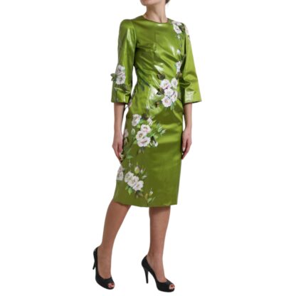 Dolce & Gabbana - Floral Elegance Midi Sheath Dress