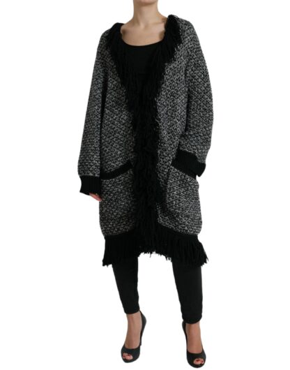 Dolce & Gabbana - Elegant Cashmere Long Cardigan Cape