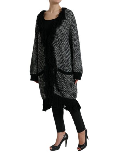 Dolce & Gabbana - Elegant Cashmere Long Cardigan Cape