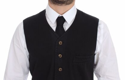 Dolce & Gabbana - Elegant Black Dress Vest