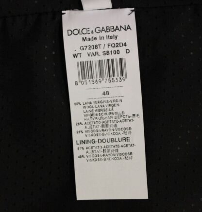 Dolce & Gabbana - Elegant Gray Wool Blend Dress Vest