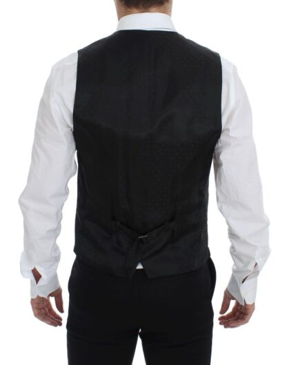 Dolce & Gabbana - Elegant Black Wool Formal Dress Vest