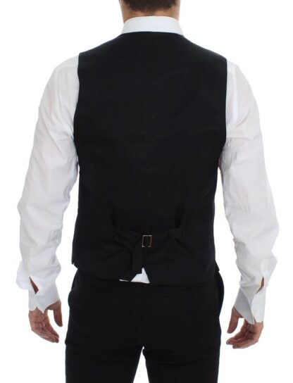 Dolce & Gabbana - Elegant Gray Wool Dress Vest