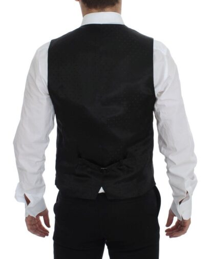 Dolce & Gabbana - Elegant Black Wool Silk Dress Vest