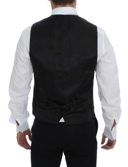 Dolce & Gabbana - Elegant Gray Wool Formal Dress Vest