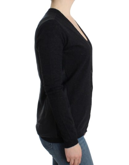 Costume National - Elegant Deep V-neck Lightweight Cardigan