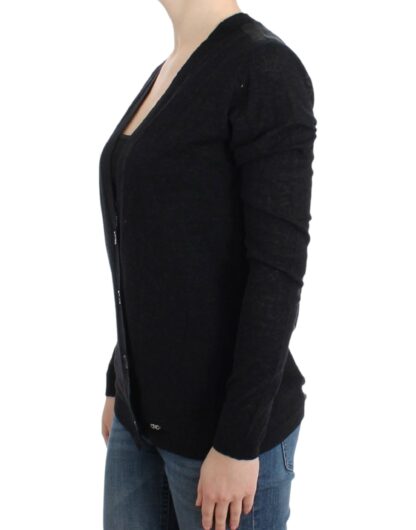 Costume National - Elegant Deep V-neck Lightweight Cardigan