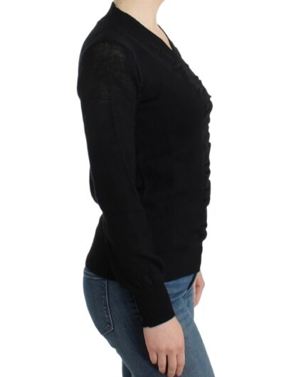 Costume National - Elegant V-Neck Lightweight Sweater