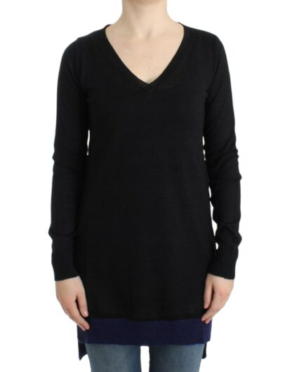 Costume National - Elegant V-Neck Lightweight Sweater