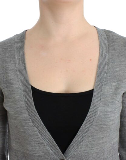 Costume National - Chic Gray Lightweight Cardigan