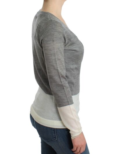 Costume National - Chic Gray Lightweight Cardigan