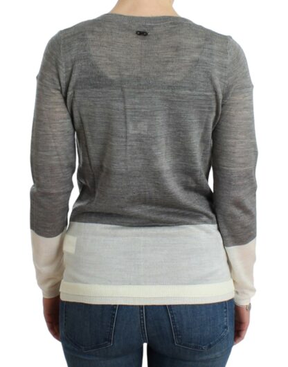 Costume National - Chic Gray Lightweight Cardigan