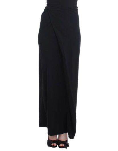 Costume National - Elegant Black Maxi Skirt for Evening Elegance