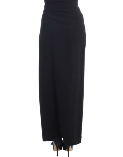 Costume National - Elegant Black Maxi Skirt for Evening Elegance