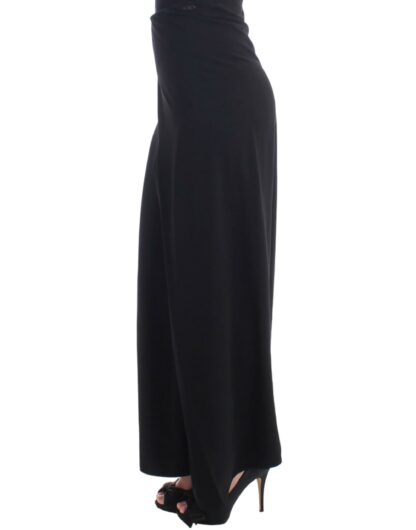 Costume National - Elegant Black Maxi Skirt for Evening Elegance