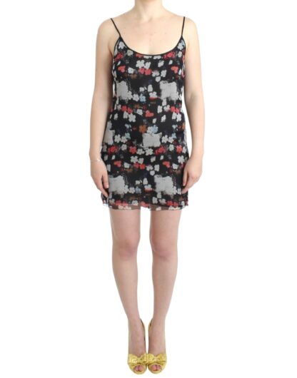 Costume National - Multicolor Silk Floral Mini Dress