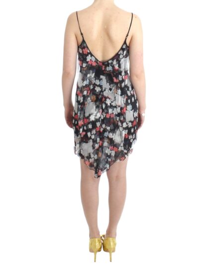 Costume National - Multicolor Silk Floral Mini Dress