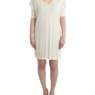 Imperfect - White Cotton Women Dress