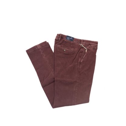 Jacob Cohen - Burgundy Cotton Men Chino