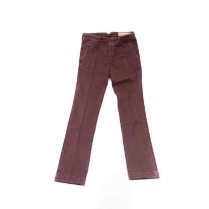 Jacob Cohen - Burgundy Cotton Men Chino