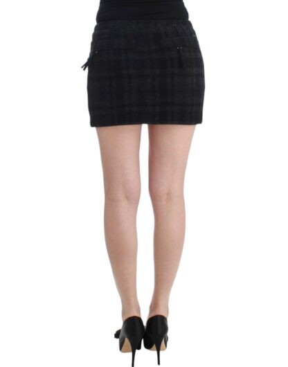 Costume National - Chic Checkered Mini Skirt for Day to Night Elegance