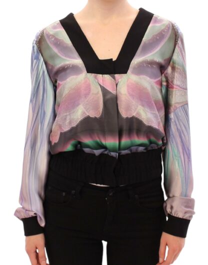 Sergei Grinko - Multicolor Silk Blouse Jacket