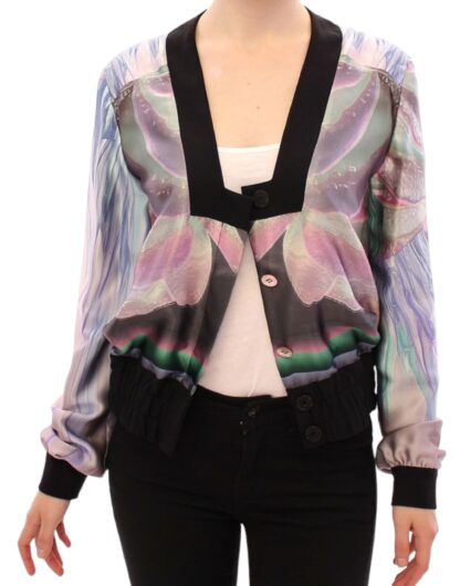 Sergei Grinko - Multicolor Silk Blouse Jacket