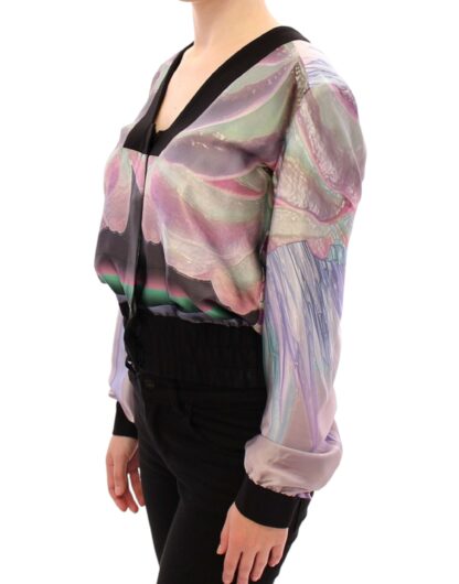 Sergei Grinko - Multicolor Silk Blouse Jacket