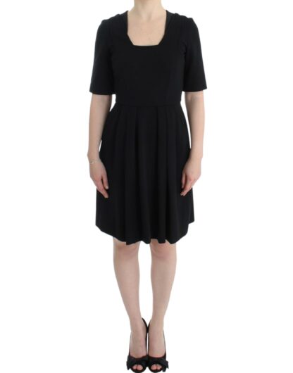 CO|TE - Elegant Black Short Sleeve Venus Dress