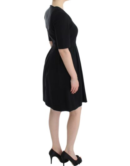 CO|TE - Elegant Black Short Sleeve Venus Dress