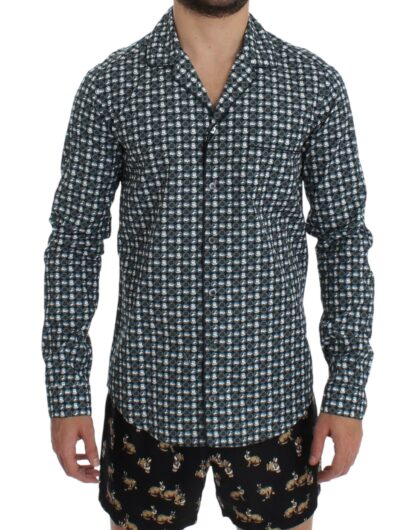 Dolce & Gabbana - Elegant Green Pajama Nightshirt