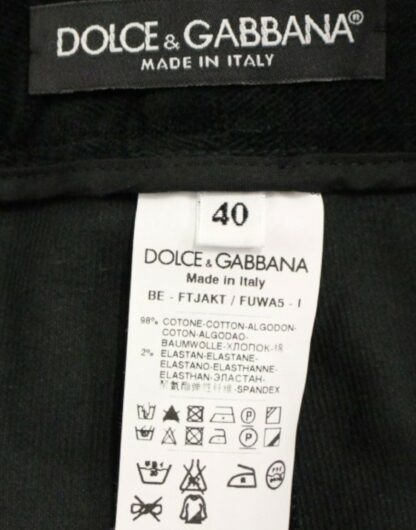 Dolce & Gabbana - Elegant Designer Black Shorts