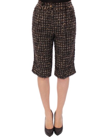 Dolce & Gabbana - Elegant Multicolor Wool Blend Shorts