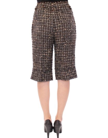 Dolce & Gabbana - Elegant Multicolor Wool Blend Shorts