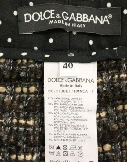 Dolce & Gabbana - Elegant Multicolor Wool Blend Shorts