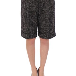 Dolce & Gabbana - Elegant Brown Wool Blend Shorts