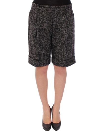 Dolce & Gabbana - Elegant Gray Alpaca Blend Shorts