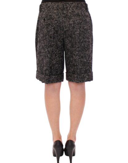 Dolce & Gabbana - Elegant Gray Alpaca Blend Shorts