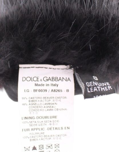 Dolce & Gabbana - Elegant Elbow Length Leather Gloves